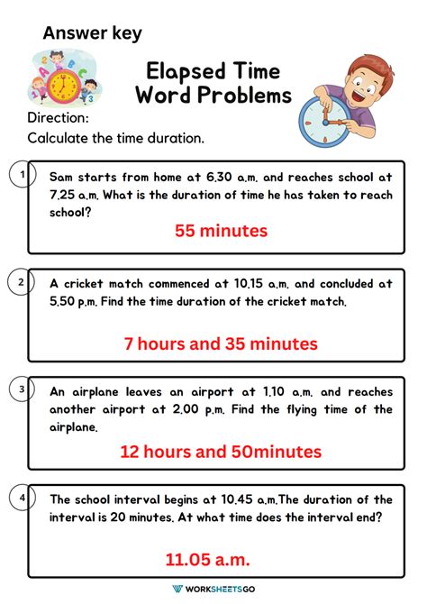 3rd Grade Elapsed Time Word Problems Worksheets Third Grade Elapsed Time Worksheets - Third Grade Elapsed Time Worksheets