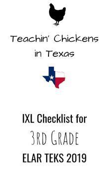 3rd Grade Elar Teks   Ixl Texas Third Grade Ela Standards - 3rd Grade Elar Teks
