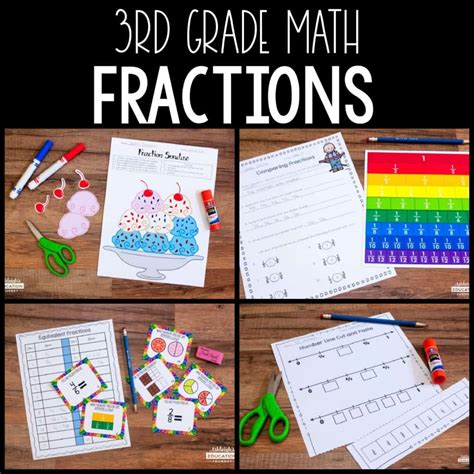 3rd Grade Fraction Unit Conceptual Lessons And Practice Fraction Performance Task 4th Grade - Fraction Performance Task 4th Grade