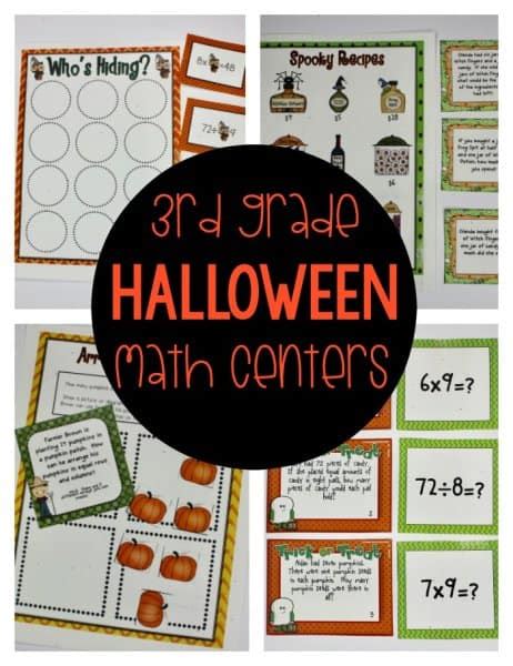 3rd Grade Halloween Math Centers Ashleigh 039 S Halloween Math For 3rd Grade - Halloween Math For 3rd Grade