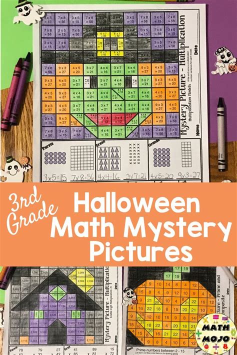 3rd Grade Halloween Math Mystery Pictures Halloween Color Halloween Math For 3rd Grade - Halloween Math For 3rd Grade