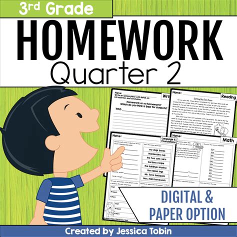3rd Grade Homework 2nd Quarter Elementary Nest Weekly Homework Sheet 4th Grade - Weekly Homework Sheet 4th Grade