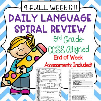 3rd Grade Language Spiral Review Digital Teacher Thrive Th Grade Spiral Worksheet - Th Grade Spiral Worksheet