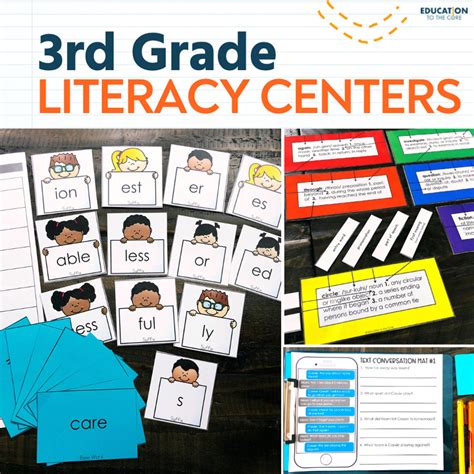 3rd Grade Literacy Centers Education To The Core Reading Centers 3rd Grade - Reading Centers 3rd Grade