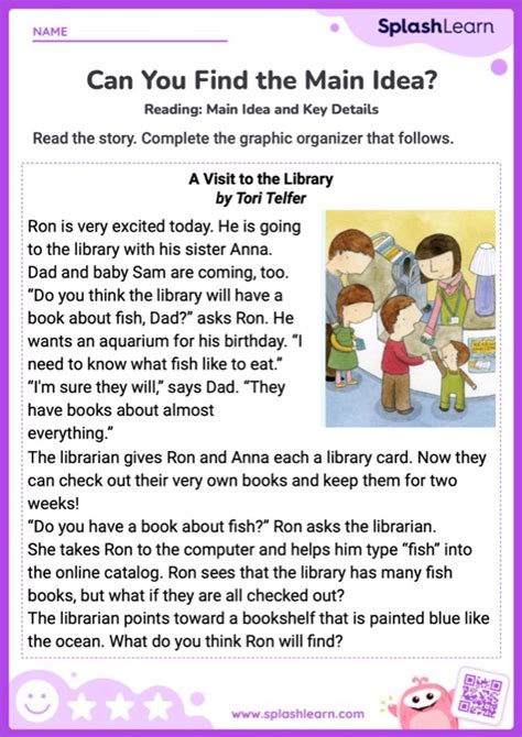 3rd Grade Main Idea Worksheets