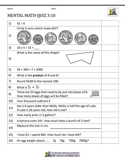 3rd Grade Math Quizzes For Kids Online Math 3digit Multiplication With Answers - 3digit Multiplication With Answers