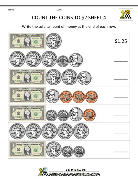 3rd Grade Money   Counting Money Worksheets For 3rd Grade Homeschool Math - 3rd Grade Money