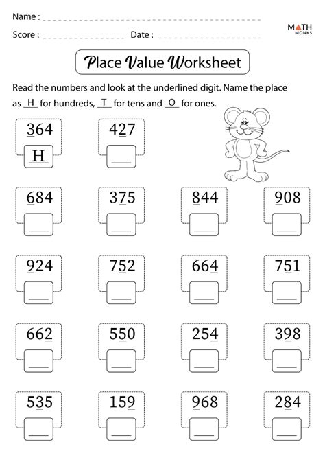 3rd Grade Place Value Worksheets 3rd Grade Place Value Worksheet - 3rd Grade Place Value Worksheet