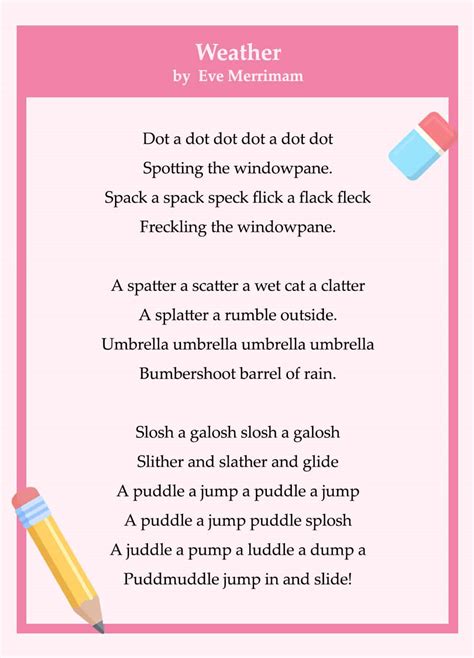 3rd Grade Poetry Teachervision Poem 3rd Grade - Poem 3rd Grade