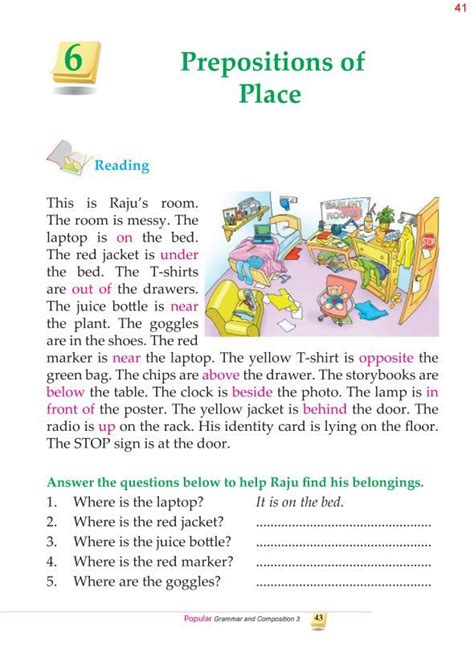 3rd Grade Prepositions Grammar And Writing Lesson Amp Preposition Practice Worksheet 5th Grade - Preposition Practice Worksheet 5th Grade