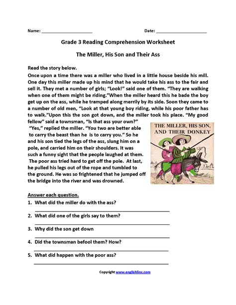 3rd Grade Reading Comprehension Worksheets Multiple Choice Pdf 3rd Grade Reading Worksheets - 3rd Grade Reading Worksheets