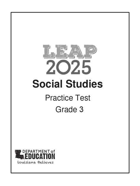 3rd grade social studies leap practice test.  Each chapter focuses on a par...
