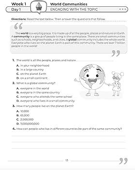 3rd Grade Social Studies Workbook