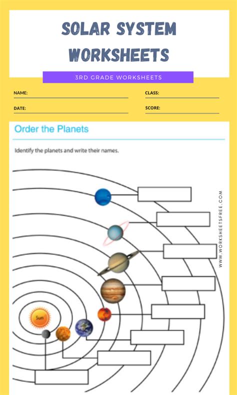 3rd Grade Solar System Worksheet For Grade 3 Solar System Worksheet 3rd Grade - Solar System Worksheet 3rd Grade