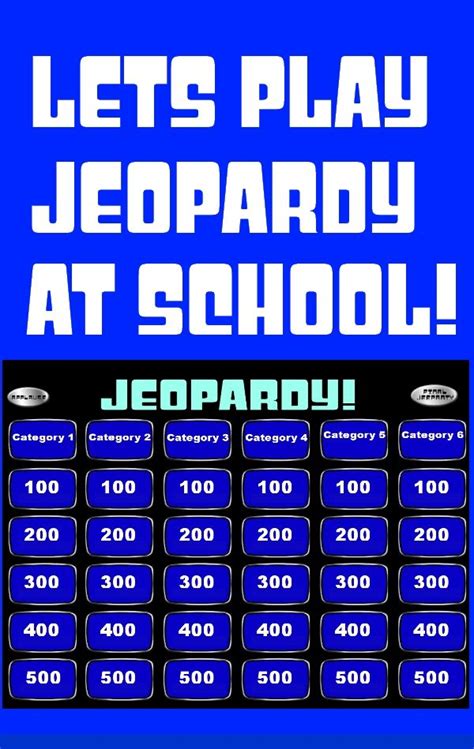 3rd Grade Subjects Jeopardy Template 3rd Grade Jeopardy All Subjects - 3rd Grade Jeopardy All Subjects