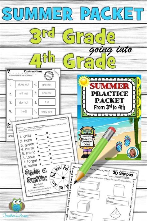 3rd Grade Summer Packet 3rd Grade Summer School Curriculum - 3rd Grade Summer School Curriculum