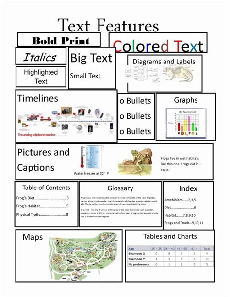 3rd Grade Text Features Worksheet Teaching Resources Tpt Text Feature Worksheet 3rd Grade - Text Feature Worksheet 3rd Grade