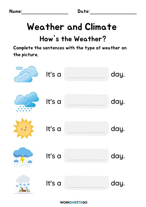 3rd Grade Weather   Weather Worksheet For 3rd Grade Your Home Teacher - 3rd Grade Weather