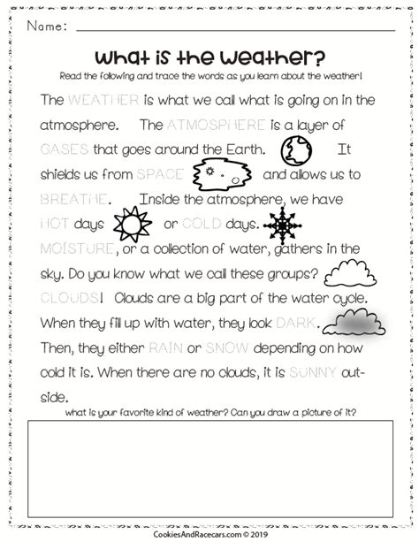 3rd Grade Weather Worksheet   3rd Grade Weather Worksheets - 3rd Grade Weather Worksheet
