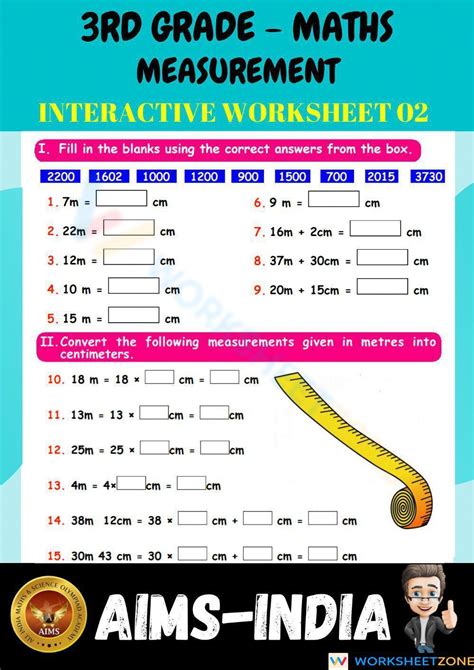 3rd Standard Maths Worksheet