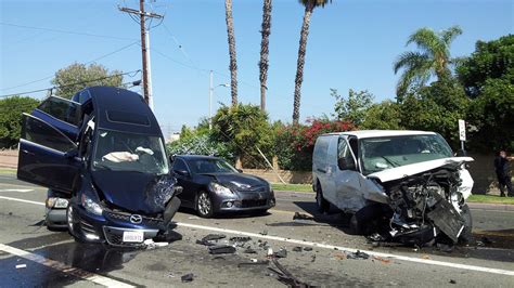 3rd vehicle slams into cars stopped for previous crash in Buena Park; 1 dead, 2 injured