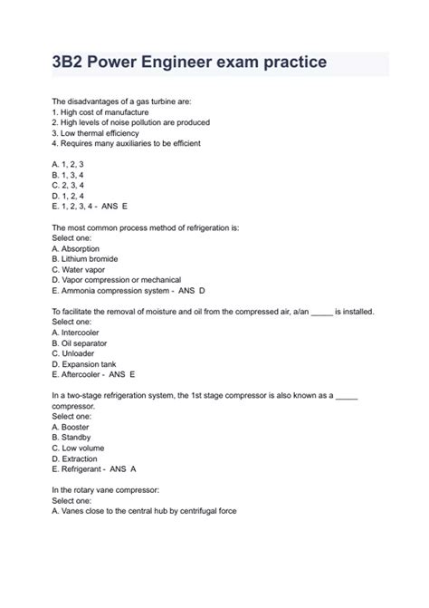 Read 3Rd Class Power Engineering Sample Exam Questions File Type Pdf 