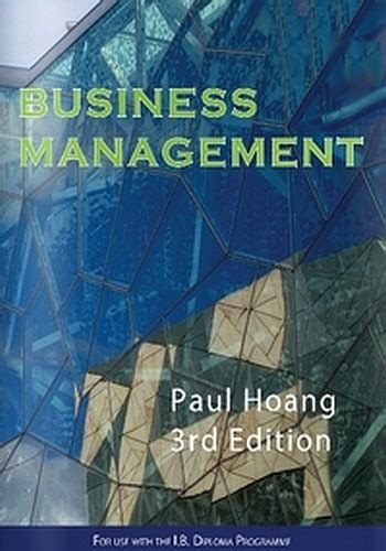 Read Online 3Rd Edition Business And Management Paul Hoang 