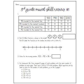 Full Download 3Rd Grade Tcap Math Practice 