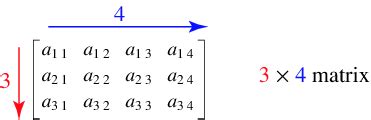 3x4 Matrix