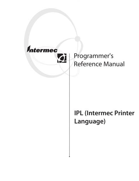 3x8 Label Template Awesome Ipl Intermec Printer Language Programmers