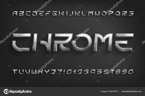 4,127 Futuristic Chrome Lettering Stock Vectors and Vector Art ... - muktibox.com