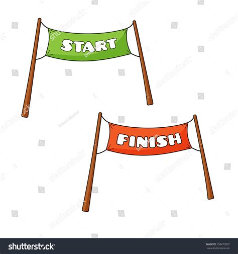 4,605 Start Finish Cartoon Images, Stock Photos & Vectors