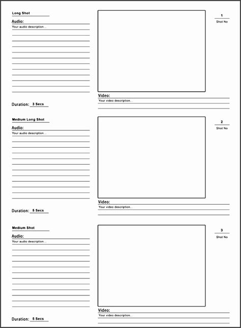 4+ Storyboard Template for Designing Project SampleTemplatess