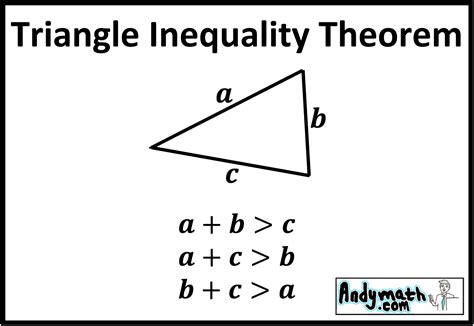 4 26 Triangle Inequality Theorem K12 Libretexts The Triangle Inequality Theorem Worksheet - The Triangle Inequality Theorem Worksheet