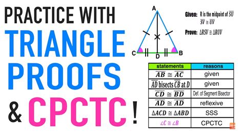 4 4 Cpctc And Hl Geometry Cpctc Proofs Worksheet With Answers - Cpctc Proofs Worksheet With Answers