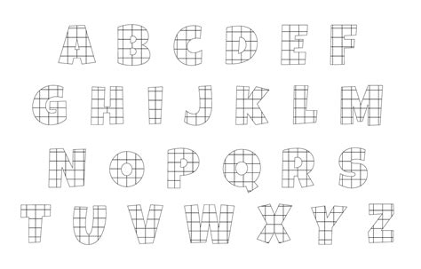 4 Best Images of Printable Alphabet Block Letter Large Size Large