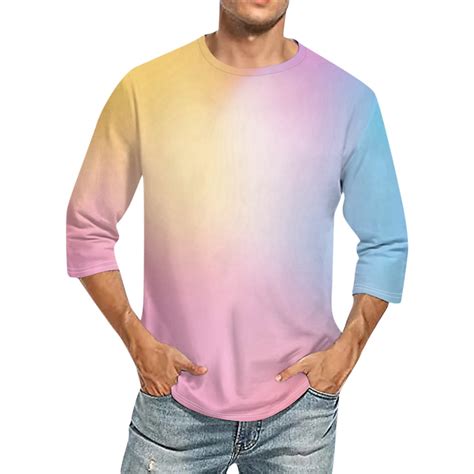 4 Casual Highlights Pink XL Shirts Men