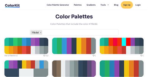 4 Colors Color Palettes - ColorKit