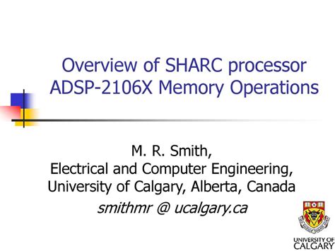 4 DSP LIBRARY FOR ADSP-2106X PROCESSORS Overview - SMD