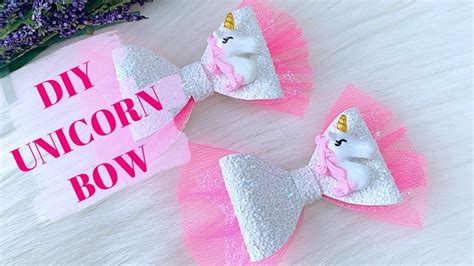 4 Diys To Make A Unicorn Bow Guide Patterns