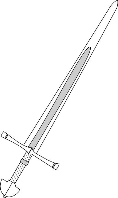 4 Greatsword Clip Art Royalty Free - GoGraph