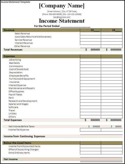 4 Legal Statement Templates Word Excel Sheet PDF