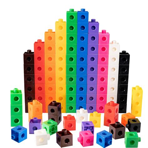 4 Math Counting Block Base Cube Educational Homeschool ... - eBay