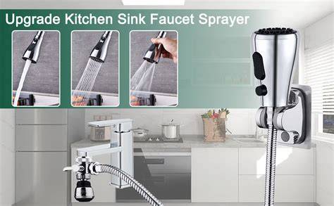 4 Pcs Kitchen Faucet Sprayer Set - Amazon.co.uk - raincitystudios.com