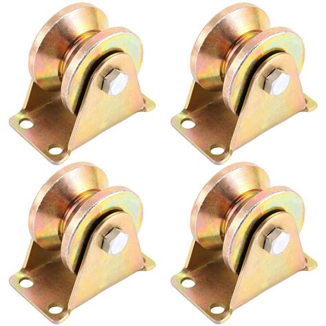 4 Packs Sliding Gate Wheels V Type Groove Wheel 2 inch …