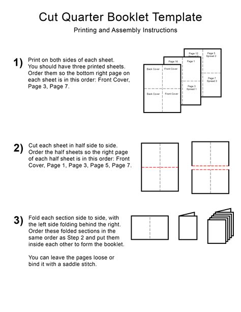 4 Page Zine Template