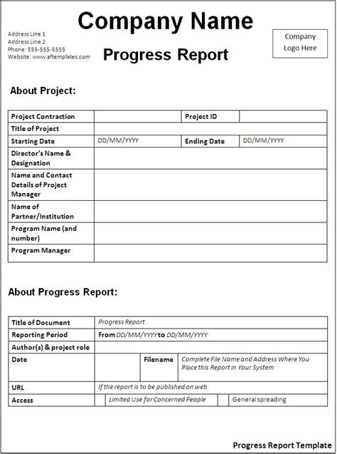 4 Progress Report Templates Word Excel PDF Sample Templates