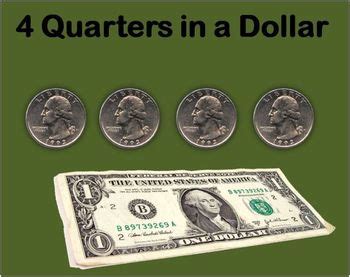 4 Quarters Equal Dollar Teaching Resources TPT