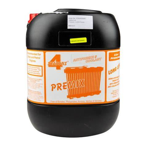 4 Seasons Anti-freeze Premix - 20L Prices - PriceCheck - raincitystudios.com