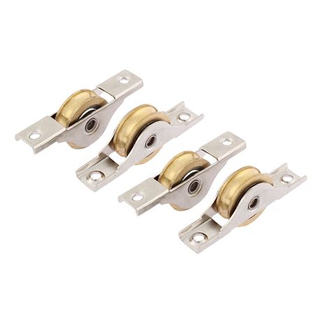 4 Sets Cabinet Door Roller Wardrobe Sliding Door Pulley Furniture ...